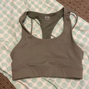 AYBL olive green sports bra